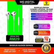 Baseus Encok 3.5mm Lateral in-ear Wired Earphone H17 Half in ear design 14mm moving coils 3.5mm plug