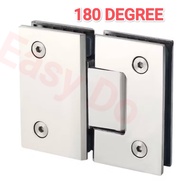 90/135/180 Degree Stainless Steel Frameless Glass Gold Door Hinge Degrees of Bathroom Folding Glass 