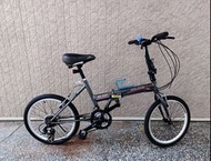 不議價自取_適合145~185公分_很新的愛爾蘭IRLAND品牌鈦金灰色20吋折疊腳踏車小折自行車