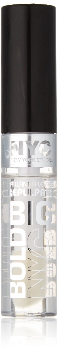 N.Y.C. New York Color Big Bold Plumping and Shine Lip Gloss, Big Is Beautiful, 0.39 Fluid Ounce N.Y.