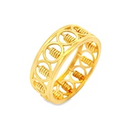 Top Cash Jewellery 916 Gold Full Circle Abacus Ring