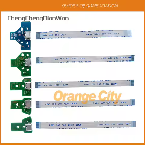 10Sets JDS-001 JDS-011 JDS-030 JDS-040 JDS-055 USB Charging Port Board winth For PS4 Controller Repa