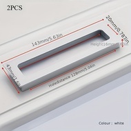 2pcs Recessed Door Handles 4.37 in Rectangle Sliding Closet Door Handles Aluminum Alloy Drawer Pulls