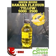 BANANA FLAVOUR (YELLOW) 500G | 250G | PERASA PISANG (KUNING CAIR) 500G | 250G HALAL