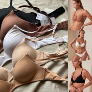 KATUN [LIGHTLY LINED] Hollister Gilly Hacks Wireless Bare Organic Cotton Pushup Pitung Wirefree Bra 