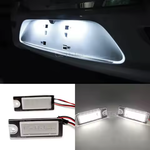 For Volvo S60 S80 XC90 XC70 V70 S60L LED license plate light Volvo