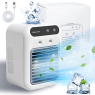 Portable Air Conditioners 25W Rechargeable Mini Portable AC Unit 2 Cool Air Spray Personal Cooling F