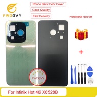 For Infinix Hot 40i X6528B  Back Door Cover  Rear Case Back Housing Repair Parts