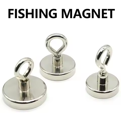 N52 Super Strong Neodymium Fishing Magnets Hooks Salvage Magnets Neodymium Magnet Searcher Powerful 