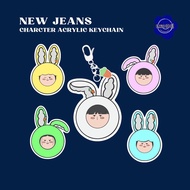 NEWJEANS CHARACTER MERCH KEYCHAIN LANYARD BUNNY MINJI HANNI HAERIN DANIELLE HYEIN ADOR HYBE GETUP SU