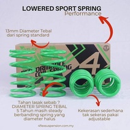 MYVI G1-G3 (2005-2020) 4FLEX SPRING SPORT FREE BAJU & STICKER
