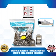 WEEPDA EZ-RJ45 PASS THROUGH/ TAGUSAN CAT6 UTP, METAL SHIELDED CONNECTOR