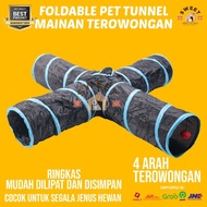 4-PRANK CAT DOG FRYING TOY - PET TUNNEL FOLDABLE - PET TOY