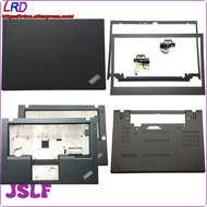 JSLF เฟรมหน้าฝาหลัง LCD กรอบโลหะที่พักแขนตัวพิมพ์ใหญ่ฐานล่างล่างและบานพับสำหรับ Lenovo Thinkpad T480