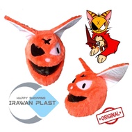 Orange kurochan helmet Cover