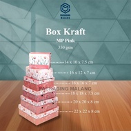/ Rice Box, Pink MP Motif Rice Box,/ Celebration Box, Modern/ Rice Box, Cake Box