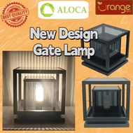 *Black* New Design Modern Gate Light / Pillar Lamp / Aluminium Gate Lamp / Lampu Pagar Design / 5533