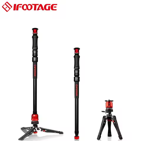 IFOOTAGE A150S III Cobra 3 Strike Monopod One Touch Lifting Videography Aluminum Monopod Payload 5KG