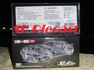 Kaido House x Mini GT 1/64 Diecast Nissan Skyline GT-R (R33), Active Carbon R ✅ Openable Engine Hood