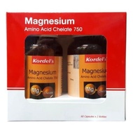 Kordels Magnesium Amino Acid Chelate capsule 750mg x 60's / 60's