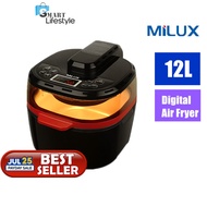 Milux 12L Digital Turbo Air Fryer with Double Heating MAF-1360