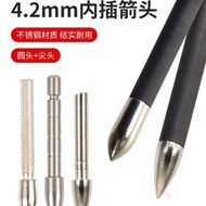 4.2 Stainless Steel Arrow Bow Arrow Inserts Metal Arrows Various Compartments Optional Super Pointed