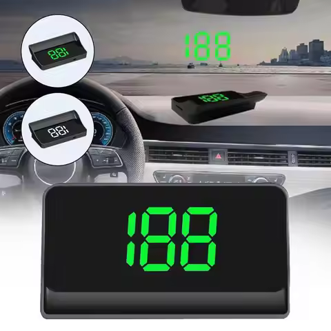 V9 Car Mounted Head Up Display Speedometer Speed KM/H Electronic Digital Meter Speed Accessory Digit