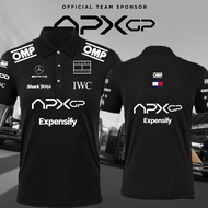 2025 Newest F1 Racing Suit + APX GP Team F1 Jersey + Summer Men&Women Short Sleeve T-Shirt