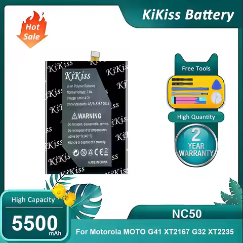 Rechargeble Mobile Phone Battery For Motorola MOTO G41 XT2167 G32 XT2235,NC50,5500mAh