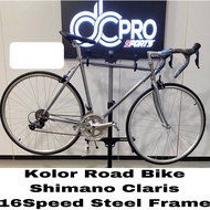 Free Delivery KOLOR Bicycle KR2017-Retro STEEL 16 Speed Commuter Highway 2017 Upgraded Version Vintage Road Bike