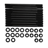 Myhome-sg Engine Cylinder Head Stud Kit ARP 208‑4301 Replacement for 1.5L SOHC D15B1/D15B2/D15B6/D15