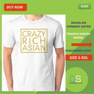CRAZY RICH ASIAN T-SHIRTS, DISTRO T-SHIRTS, COOL MEN'S T-SHIRTS, WORDS T-SHIRTS, MEN'S TOPS, PREMIUM