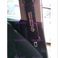 Car Safety Seat Belt Cover Proton Perodua MUGEN TRD RALLIART RECARO Carbon Fibre sponge sholder pad comfort