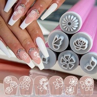 Silicone Nail Art Stamp Pen - Nail Painting Pen Set - Manicure Graffiti Drawing Pen - Nail Art Doodl