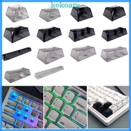 KOK 1PCS Blank XDA Keycaps 1 5mm Thick Keycap 1 75U Transparent Keycap Blank Keycap