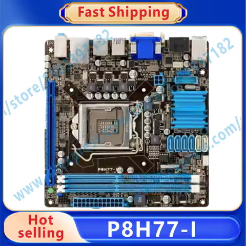 P8H77-I Mini-ITX Motherboard LGA 1155 H77 2×DDR3 16GB PCI-E 3.0 USB3.0