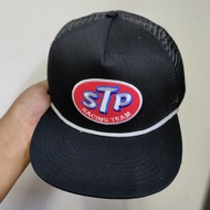 NEW arrival classic cap stp topi racing team motor vintage style lelaki snapback dewasa hat mesh trucker