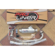 PROLINER Type TR-1R Short Exhaust for Yamaha New Vixion (NVL / NVA)