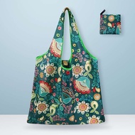 折叠买菜可折叠大号大容量超市购物袋便携手提袋环保收纳袋防水Foldable large large-capacity supermarket shoppingmahelu6103my20250827