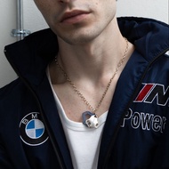 PIPATCHARA Aqua Necklace Silver (Navy)