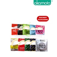 OKAMOTO Condoms 安全避孕套 001, 002, 003, Fancy Series- 2pcs to 4pcs (10 varieties available)