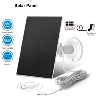 Solar Panel for Security Camera, Solar Charging Panel, Type-C for Rechargeable Battery Camera, 4W/8W