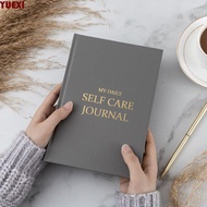 YUEXI Gratitude Journal, A5 Cloth Cover Five-minute Journal, Self-Care Notebook Waterproof Gratitude