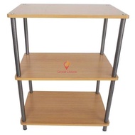 มี2สีให้เลือก ชั้นวางของอเนกประสงค์ 3ชั้น ไม้ปาร์ติเกิ้ล n43 ชั้นวางทีวีและไมโครเวฟ gc99