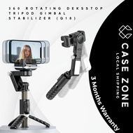 360 Rotating Gimbal Q18 Stabilizer Desktop Following shooting Mode Gimbal Stabilizer Q18 Selfie Stic