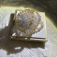 Golden Rutilated Quartz 钛晶6mm+Ong Ong Mari Gelang Tangan