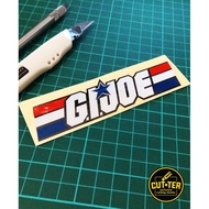 Gijoe logo cutting sticker