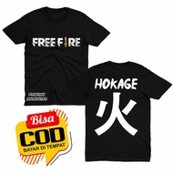 Children's T-SHIRTS CHILDREN'S CLOTHES FF FREE FIRE SQUAD HOKAGE GAME FF FREE FIRE