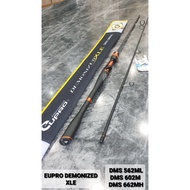 EUPRO DEMONIZED XLE 562ML 602M and 662MH SPINNING ROD