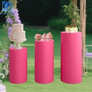 Gazechimp Pedestal Stand Column Cover Cylinder Pedestal Cover Wedding Dessert Cylinder Stand